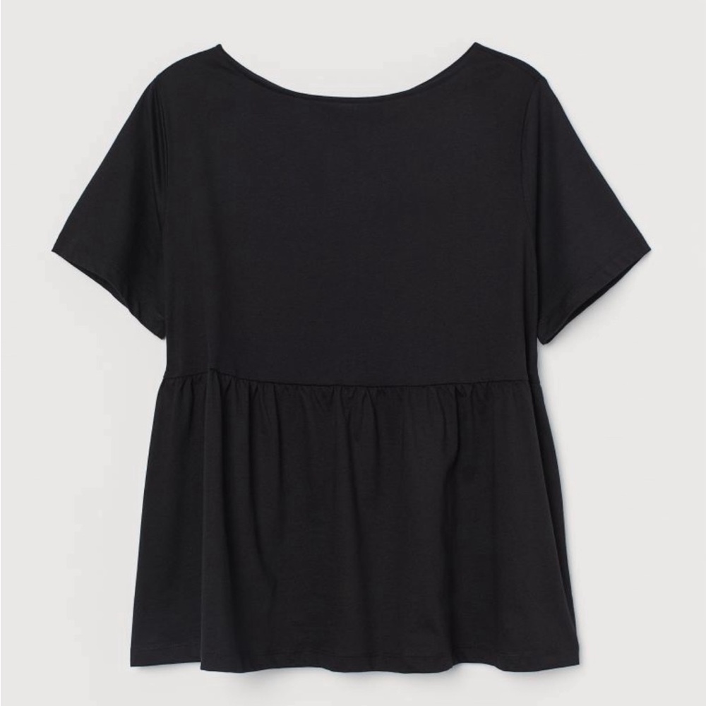 H&M boat neck jersey top SzS
